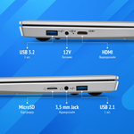 Ноутбук Azerty RB-1550 Silver (120-0511)