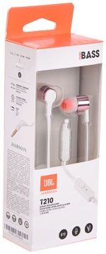 Наушники JBL T210 Pink