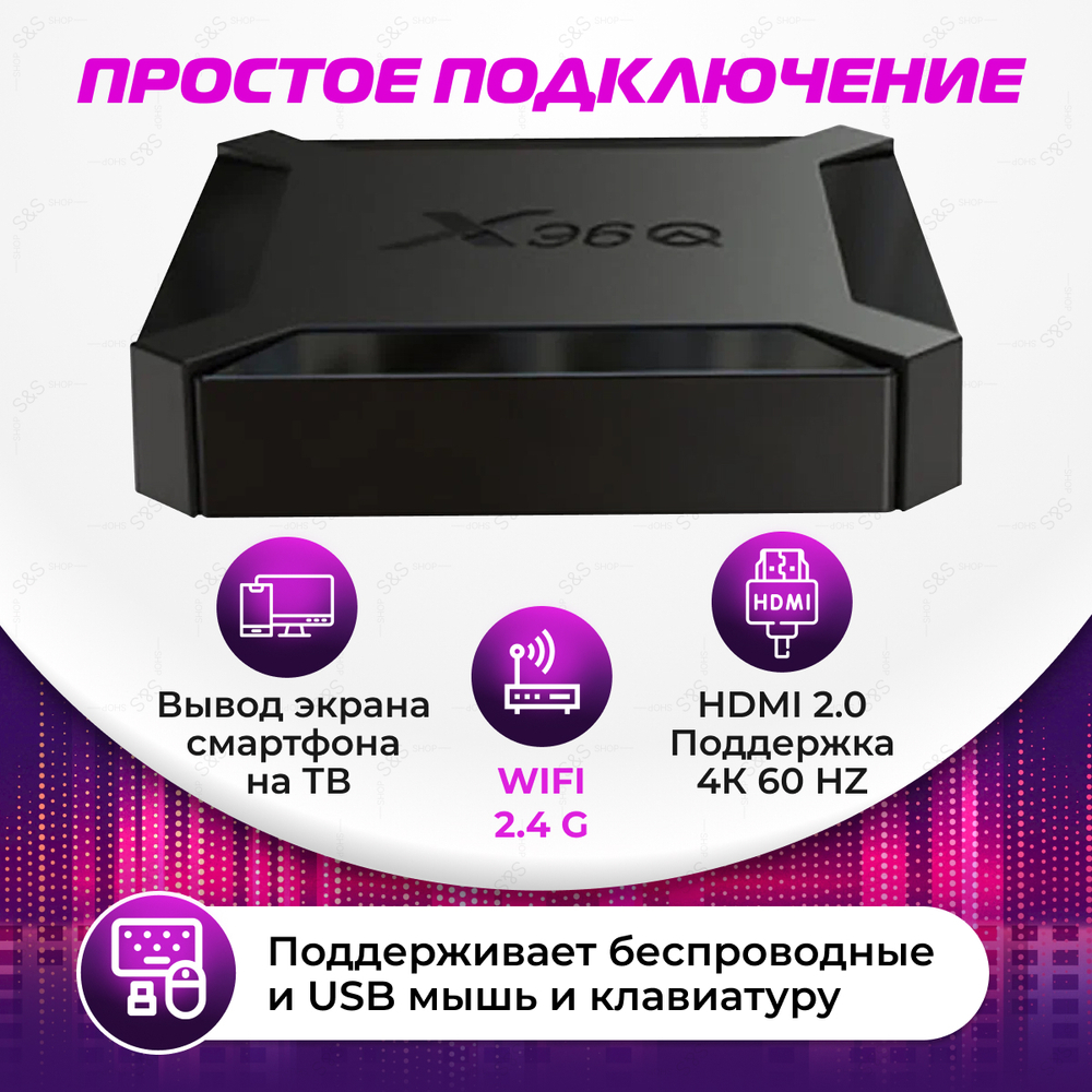 Смарт-приставка Magic Ghost X96Q 2/16
