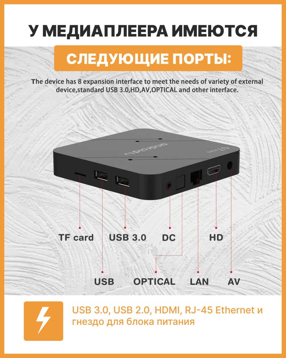 Смарт-приставка Vontar G7 Mini 2/16 Black