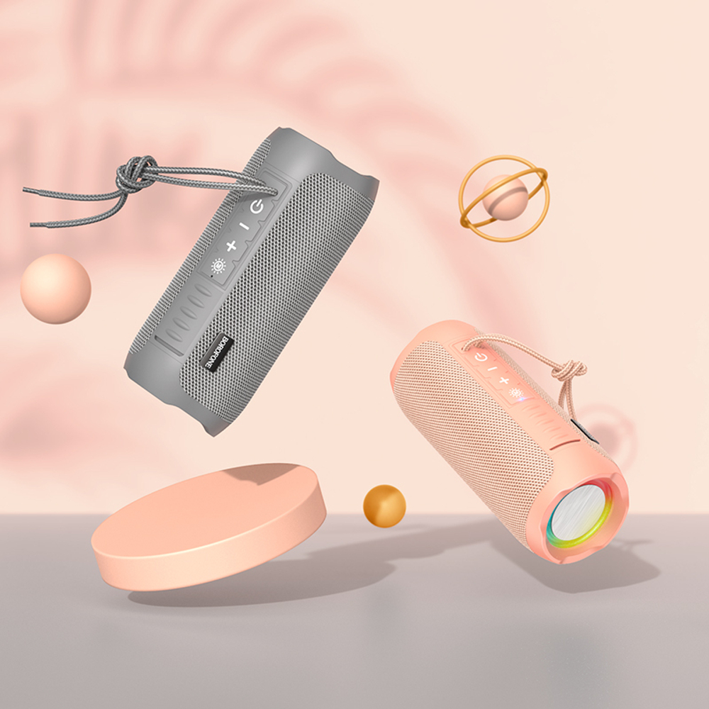 Портативная колонка Borofone BR21 Candy Pink