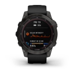 Умные часы Garmin Fenix 7S Pro Sapphire Solar Edition 42мм, 1.2&quot;, Wi-Fi, темно-серый