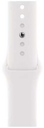 Смарт-часы Apple Watch Series 8 45 мм Silver Aluminum Case with White Sport Band - S/M