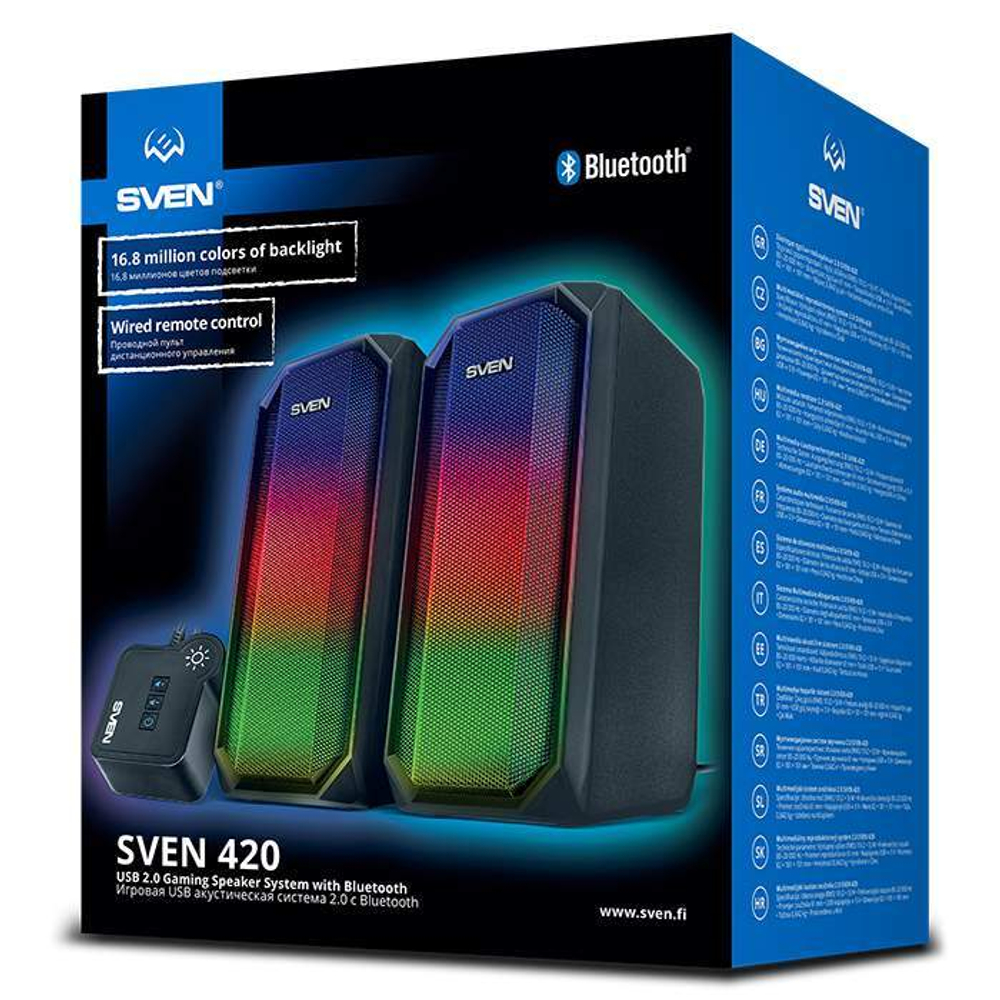 Колонки компьютерные Sven 420 Black (SV-020965)