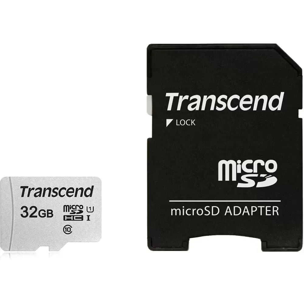 Карта памяти 32gb microsd class 10 transcend Transcend TS32GUSD300S