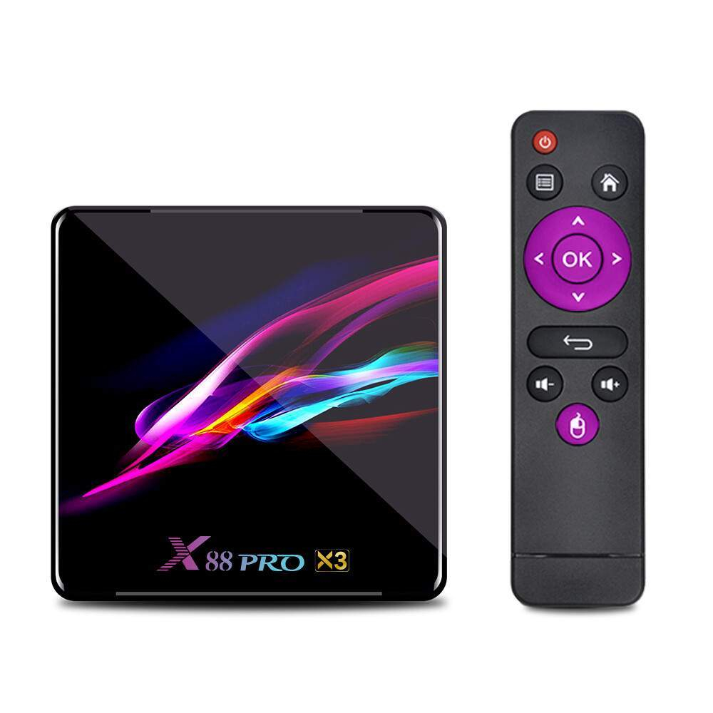 Андроид ТВ приставка для телевизора DGMedia X88 Pro X3 s905X3 4/32Gb