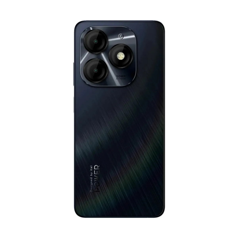 Смартфон itel P55 Ростест (EAC) 8+128 ГБ, черный