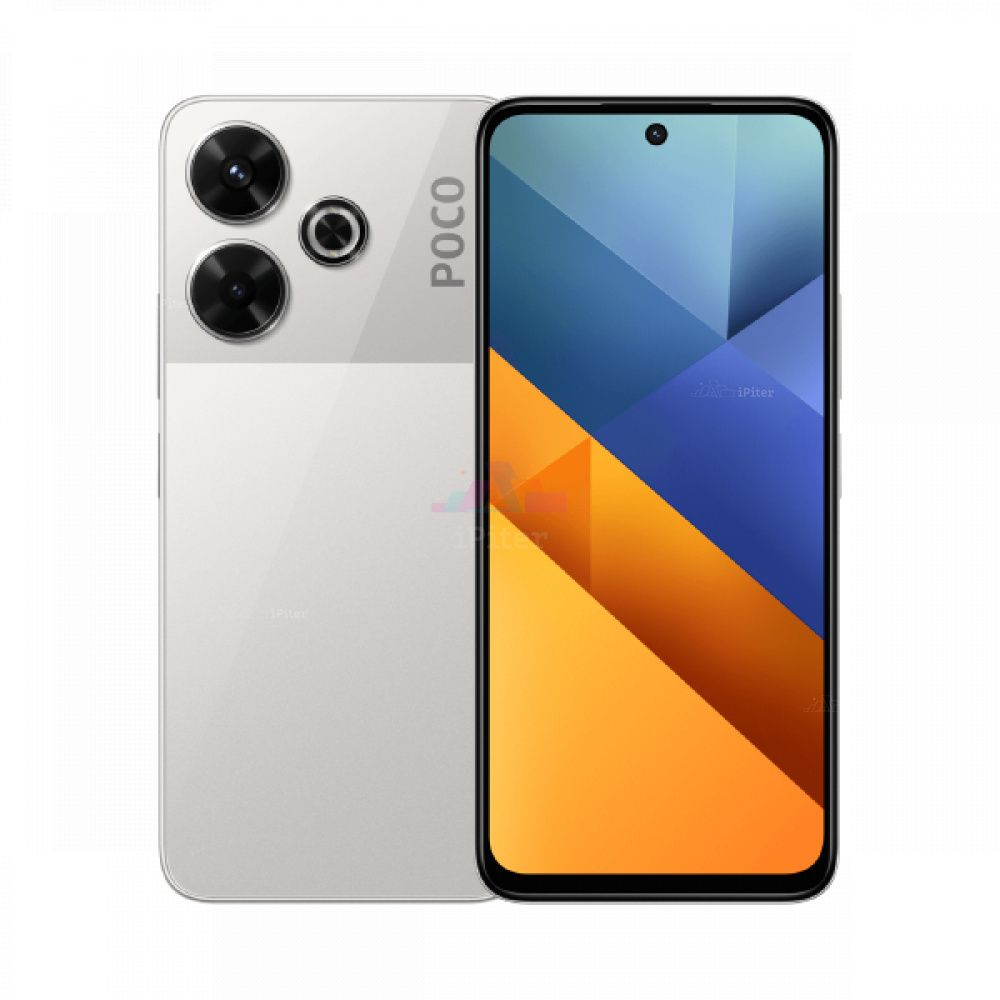 Смартфон Poco M6 4G 6/128GB silver (2355439) Global