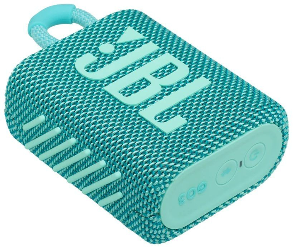 Портативная колонка JBL Go 3 Teal (JBLGO3TEAL) Turquoise (UT-00006171)