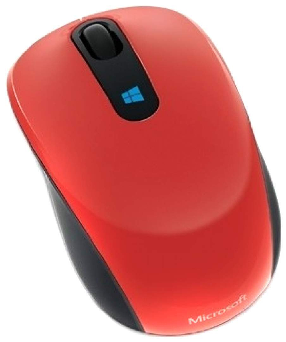 Беспроводная мышь Microsoft Sculpt Mobile Flame Red/Black (43U-00026)