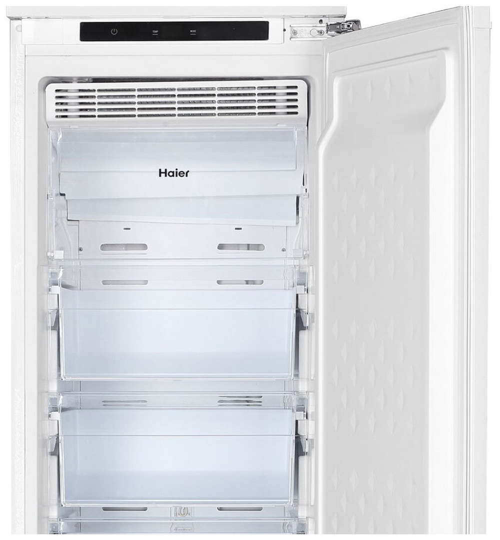 Встраиваемая морозильная камера Haier HCF208NFRU белая
