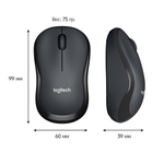 Беспроводная мышь Logitech M221 Silent Black