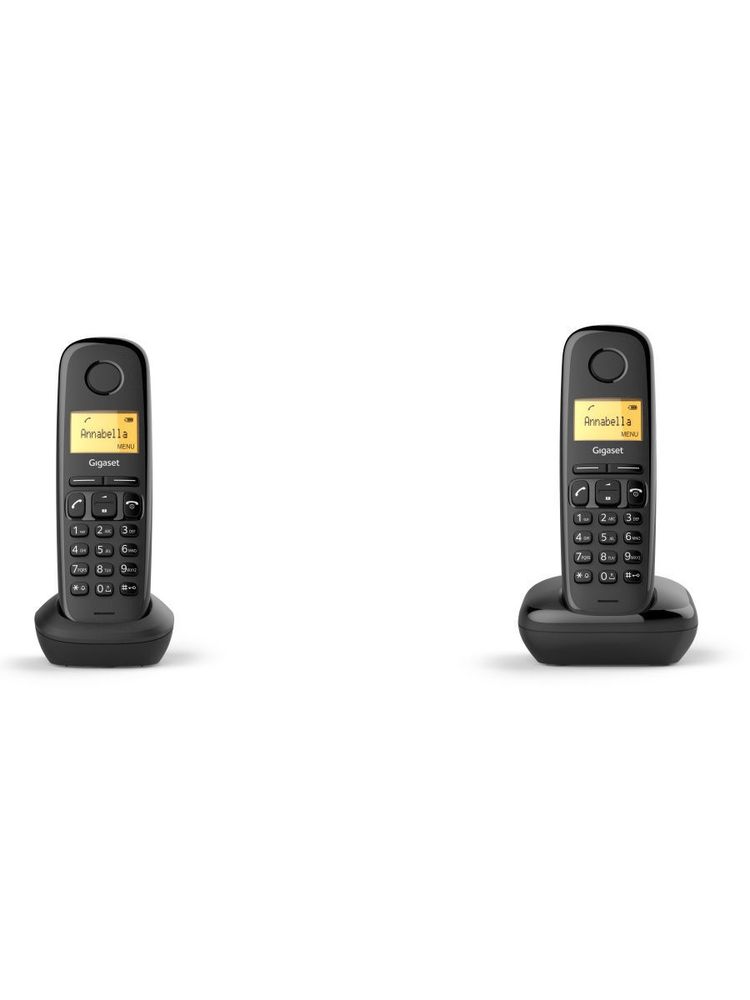 DECT телефон Gigaset A170 DUO черный