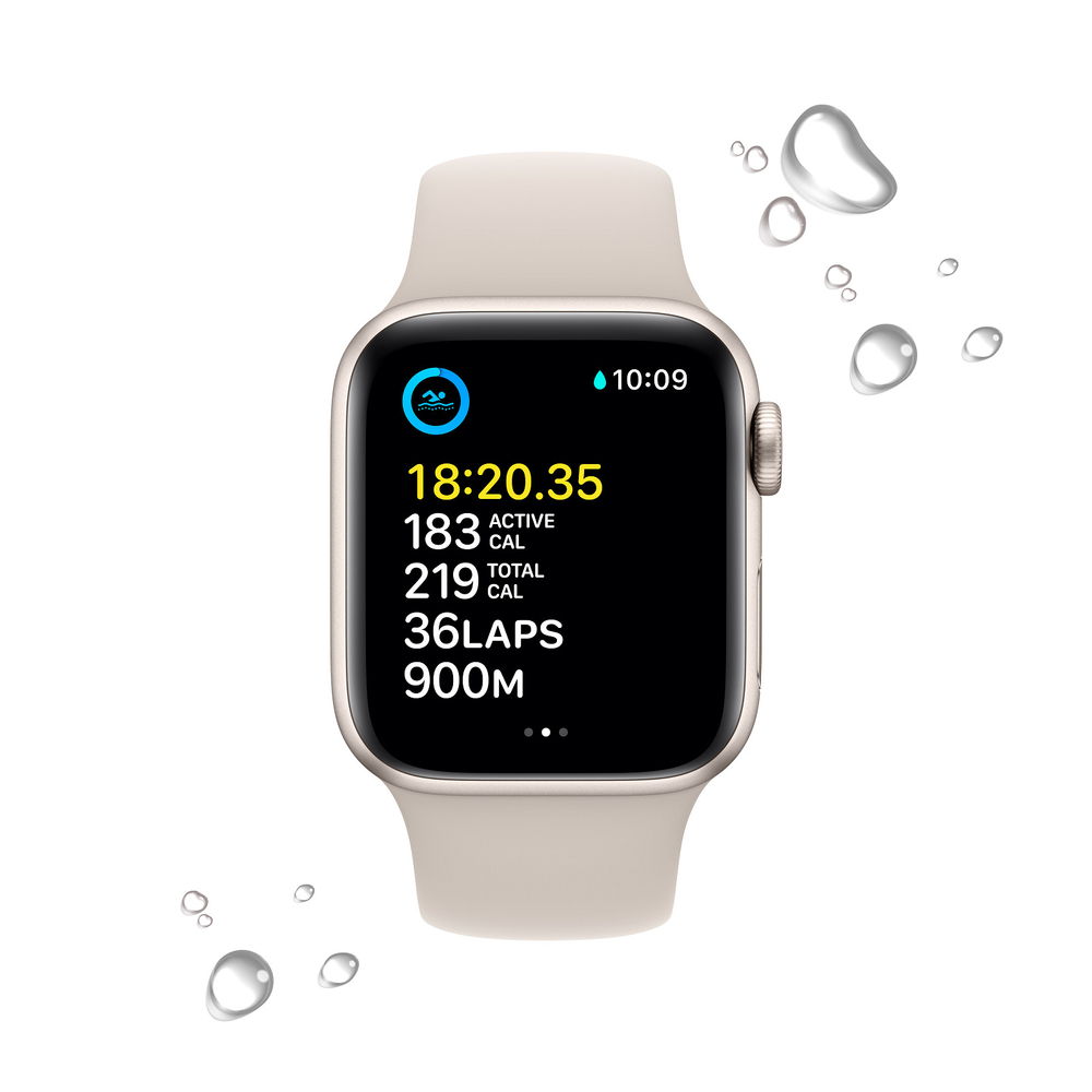 Смарт-часы Apple Watch SE 2nd 44 мм Starlight Aluminum Case Sport Band ML