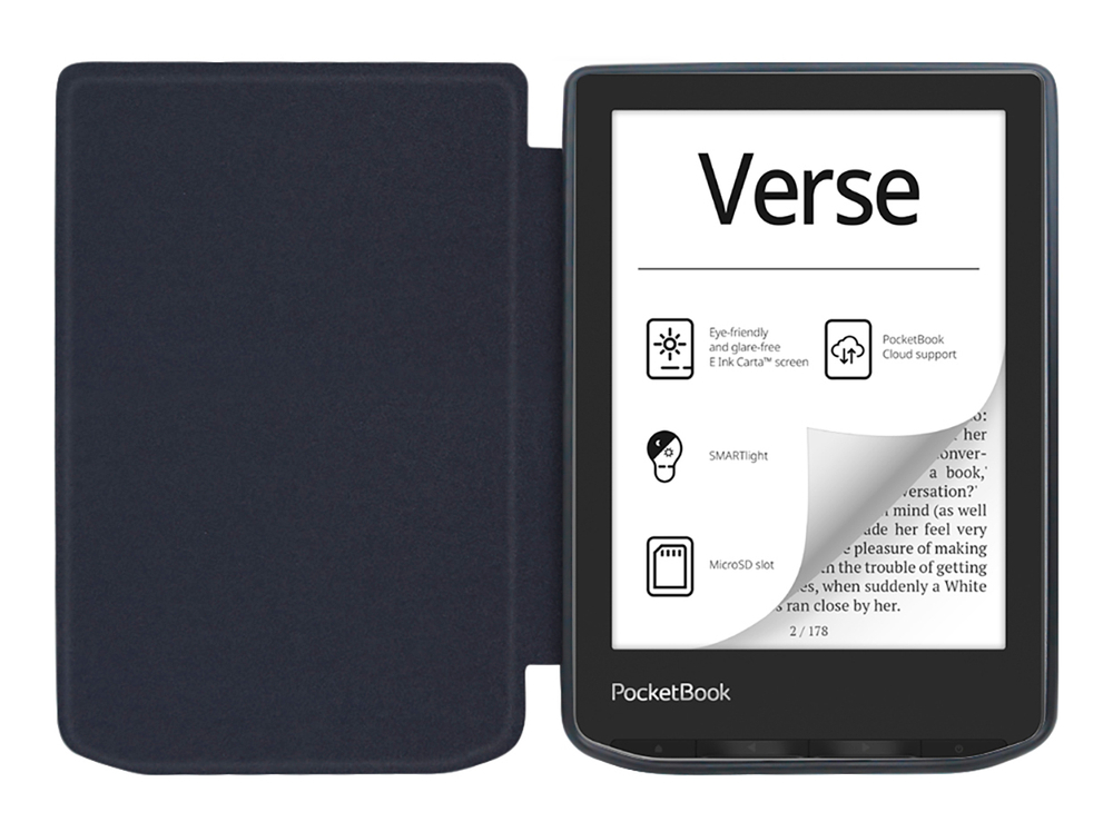 Электронная книга PocketBook 634 Verse Pro Azure с чехлом ReaderONE Forest