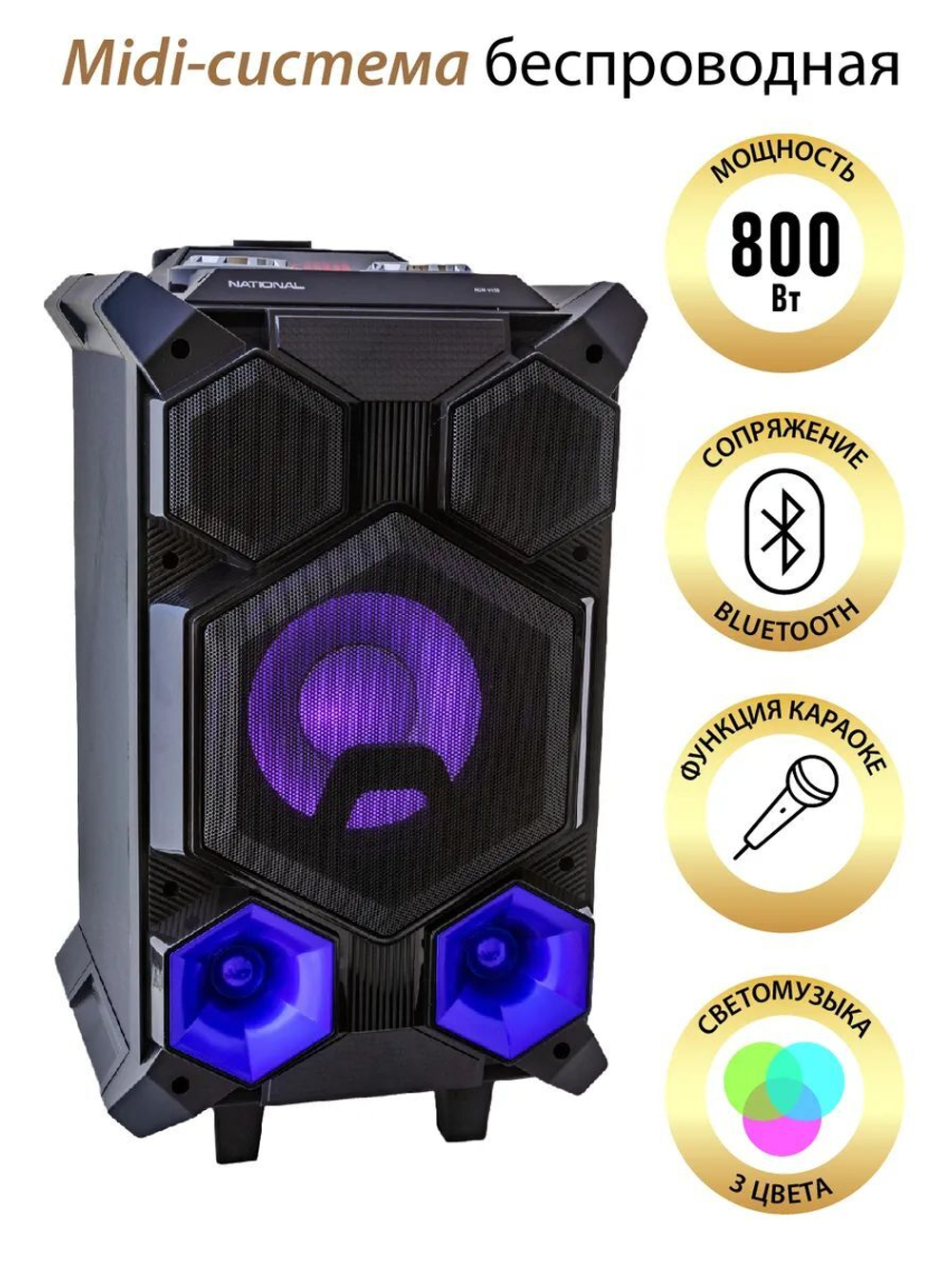 Портатиная колонка  National NSM-V450