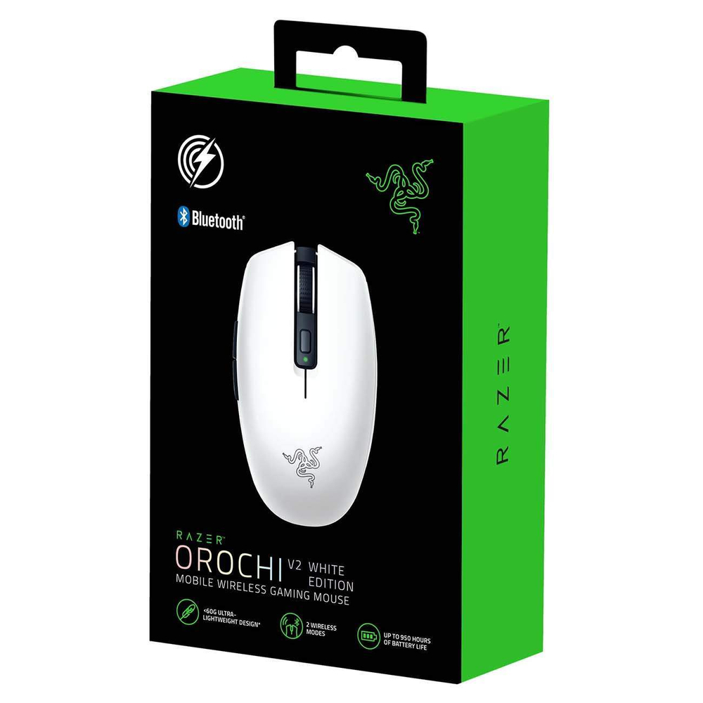 Беспроводная игровая мышь Razer Orochi V2 White (RZ01-03730400-R3G1)
