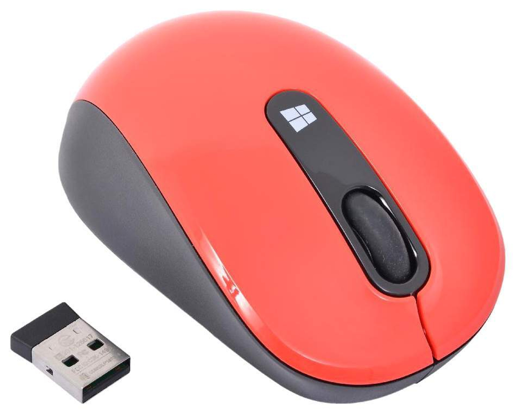 Беспроводная мышь Microsoft Sculpt Mobile Flame Red/Black (43U-00026)
