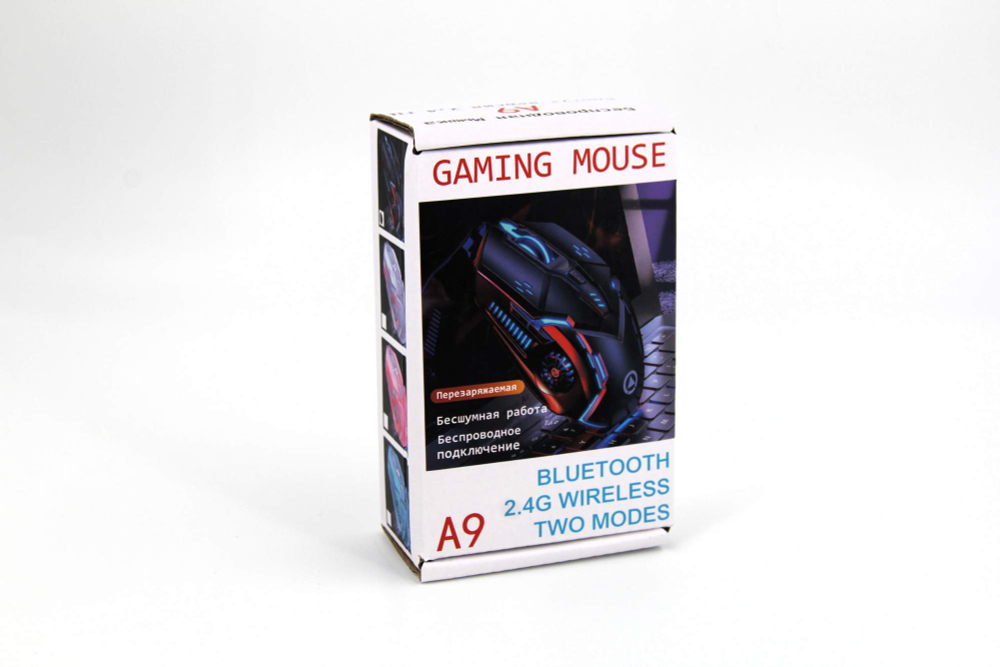 Беспроводная игровая мышь no brand A9tooth черный