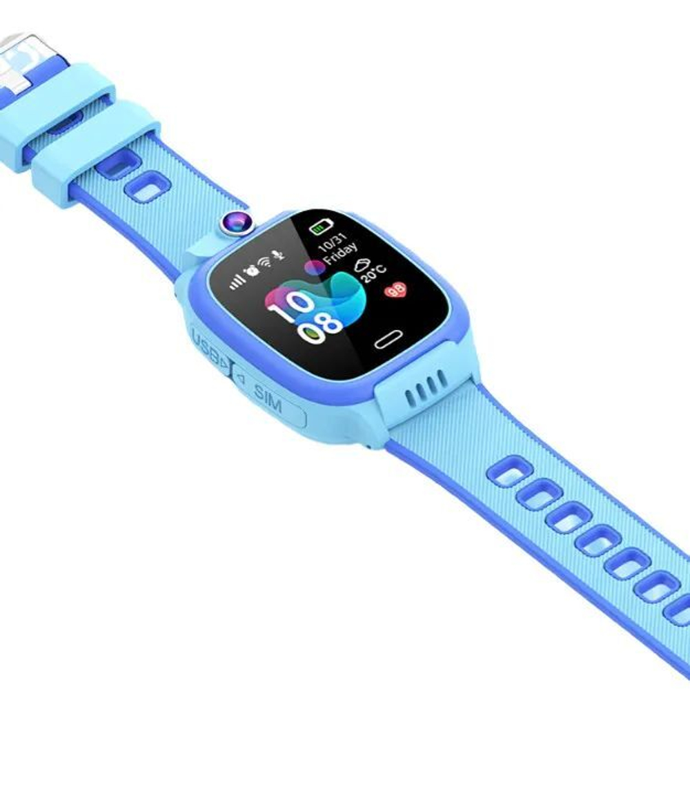 Смарт-часы Smart Baby Watch Y31 голубой (00-00016174)