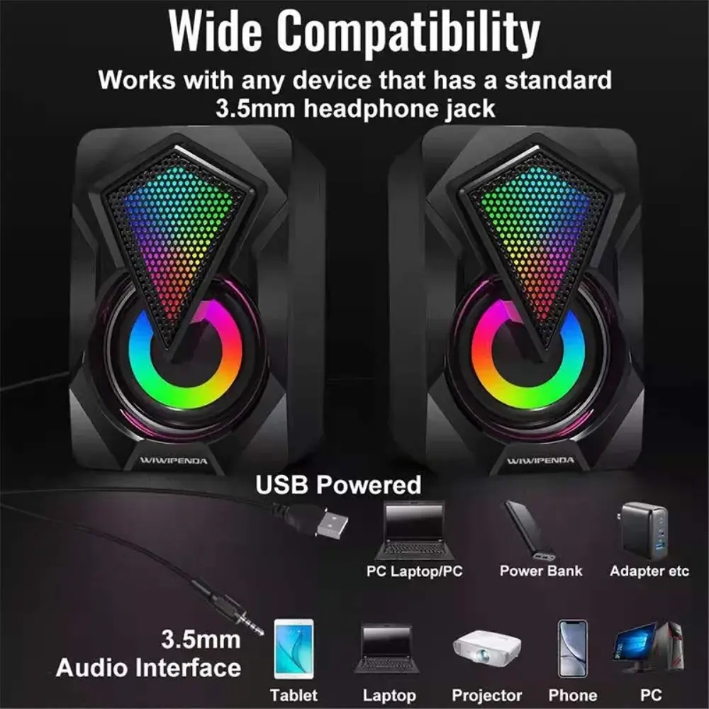 Компьютерные колонки Grand Price X2 Gaming Computer Speaker
