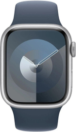 Смарт-часы Apple Watch SE A2723 MREE3LL/A, 44 mm, Silver Alu/Storm Blue