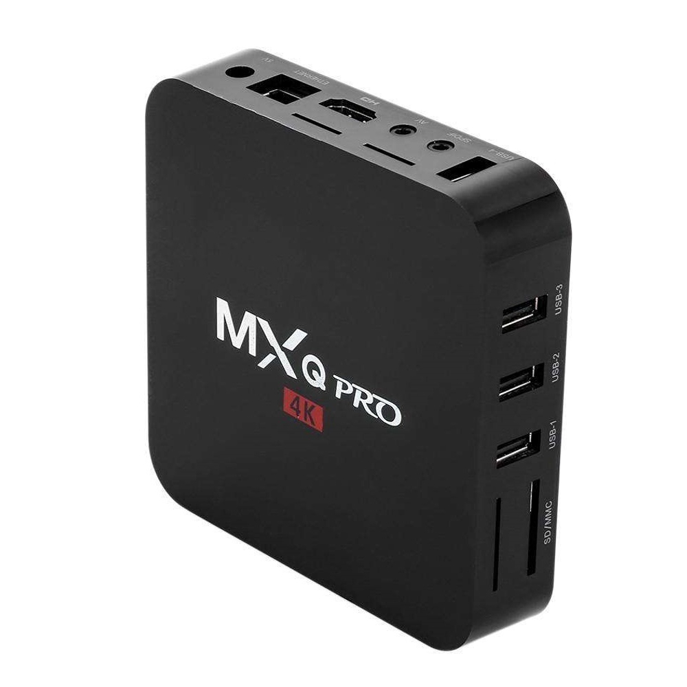 Смарт приставка MXQ Pro 4K 5G 8GB 128GB (Черная)