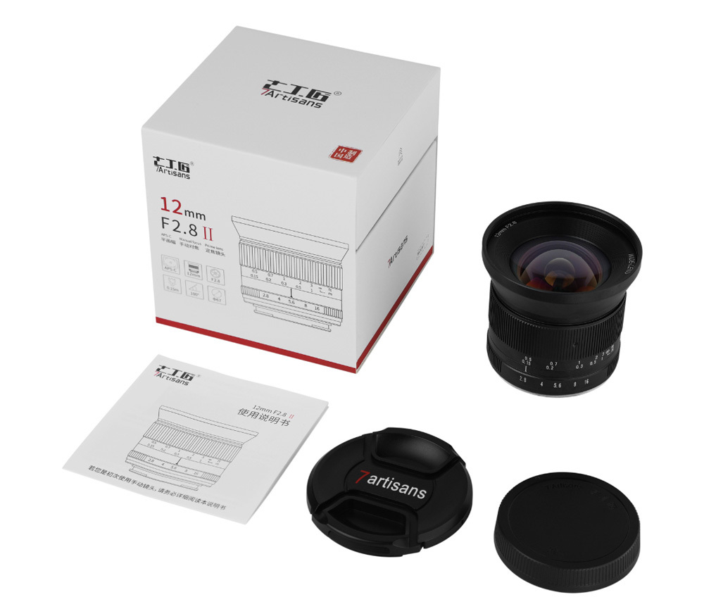 Объектив 7artisans 12mm f/2.8 II Micro 4/3