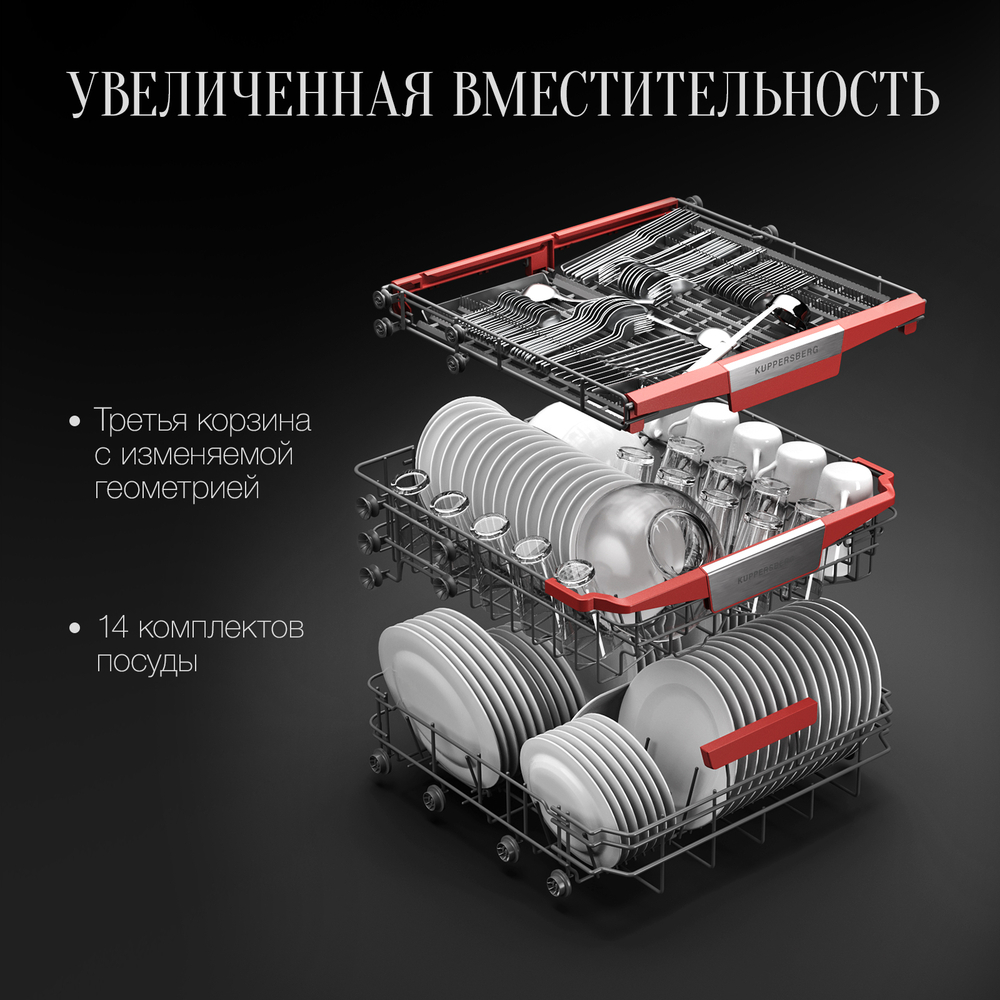 Встраиваемая посудомоечная машина KUPPERSBERG GSM 6074