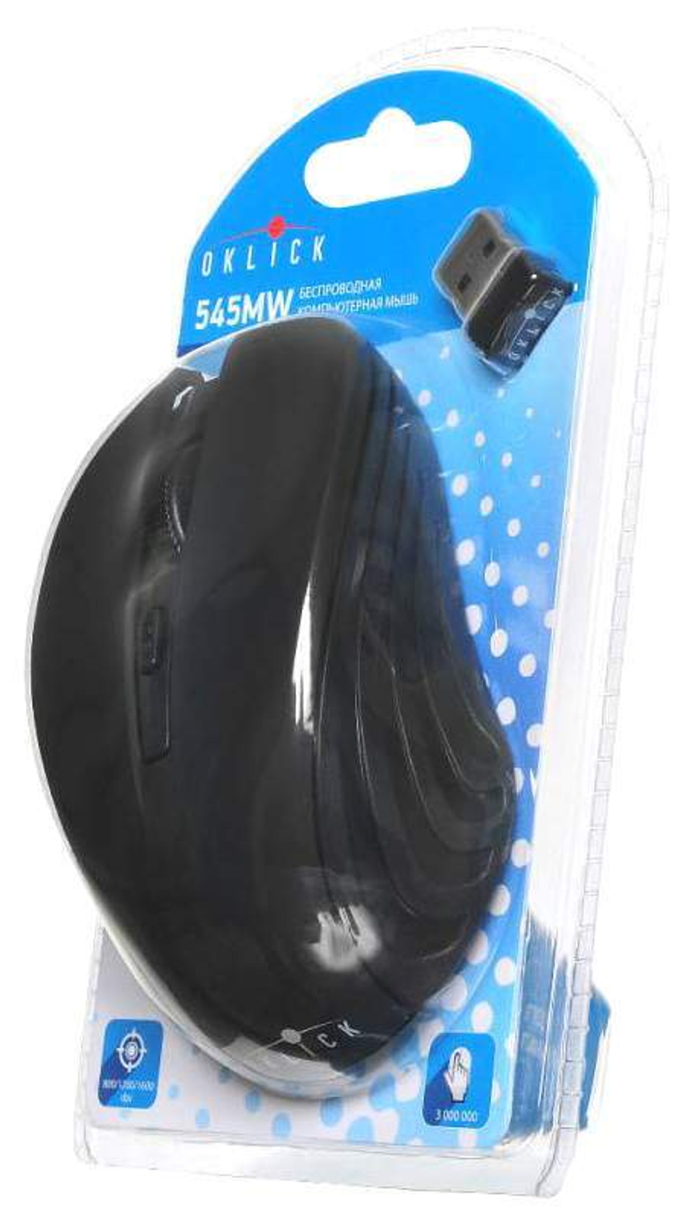 Беспроводная мышь OKLICK 545MW Black
