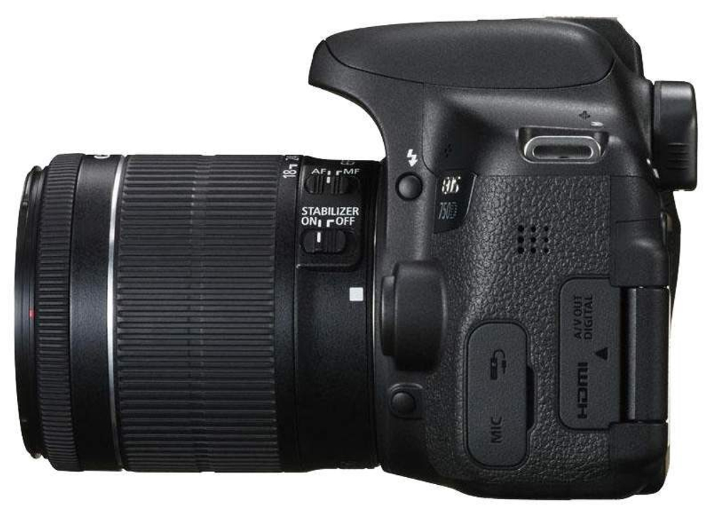 Фотоаппарат зеркальный Canon EOS 750D 18-55mm IS STM Black