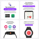 Детские смарт-часы ELARI Wink черный (066.7310.5974)