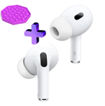 Беспроводные наушники TWS Air Pro 2 White + pop it в подарок
