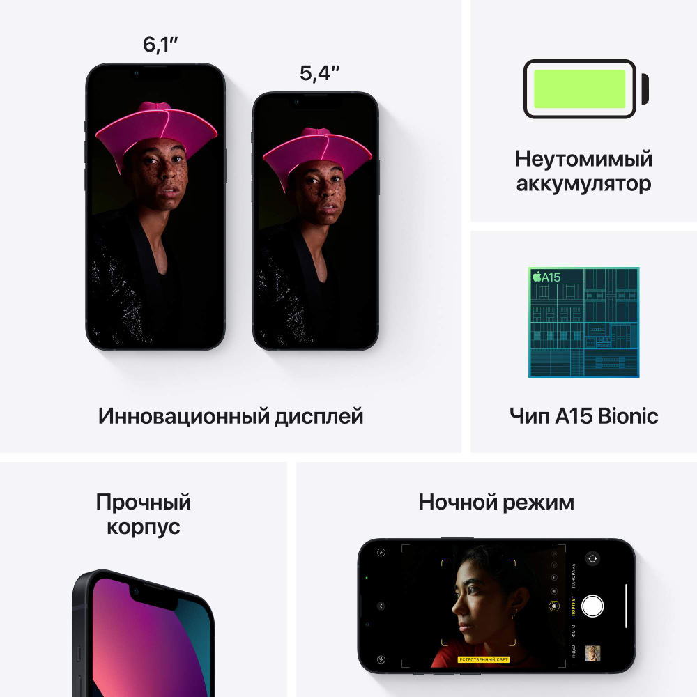 Смартфон Apple iPhone 13 256GB Midnight