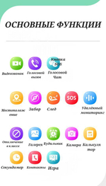 Смарт часы детские Smart Baby Watch C80 (Черный)