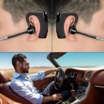 Беспроводная Bluetooth гарнитура Taymlux К6 PRO черная для 2-х смартфонов или телефонов