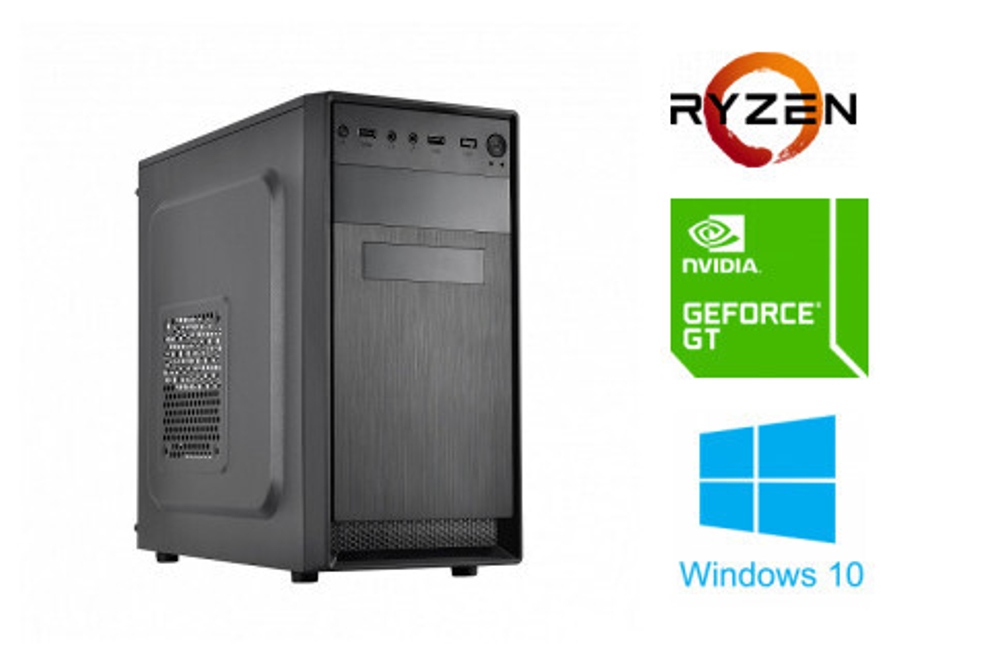 Системный блок TopComp MG 51982733 Ryzen 3 4100/GT 710/SSD 512GB/HDD 2TB/RAM 4GB