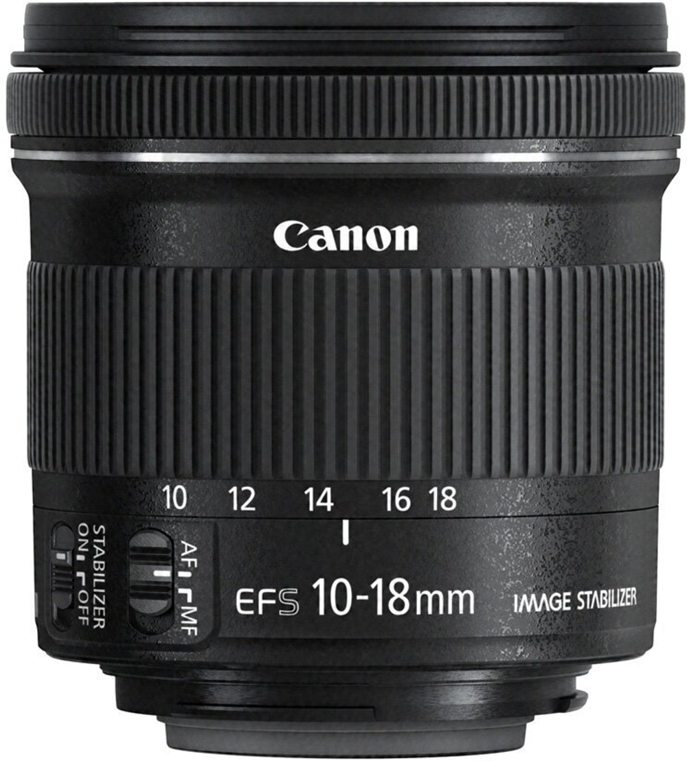 Объектив Canon EF-S 10-18mm f/4.5-5.6 IS STM черный