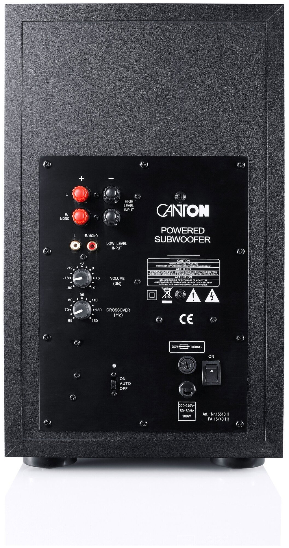 Готовый комплект домашнего кинотеатра Canton Smart Cinema 365 Black Matt