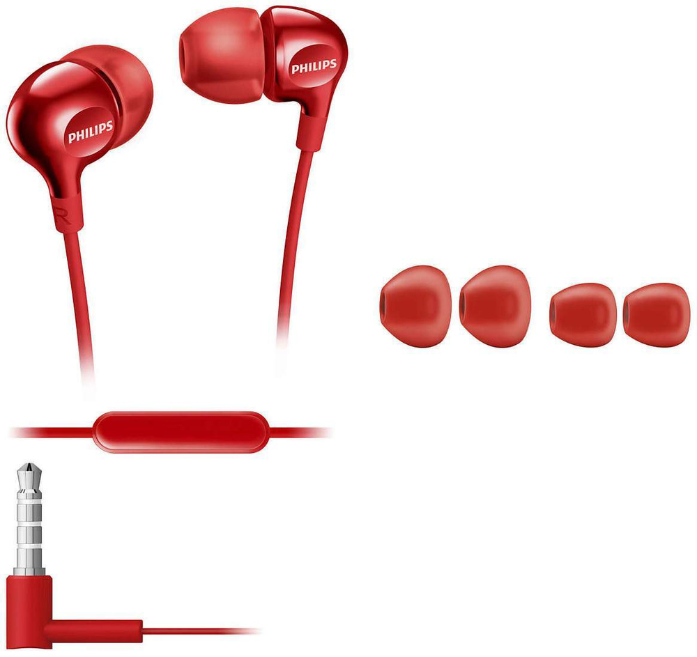 Наушники Philips SHE3705 Red