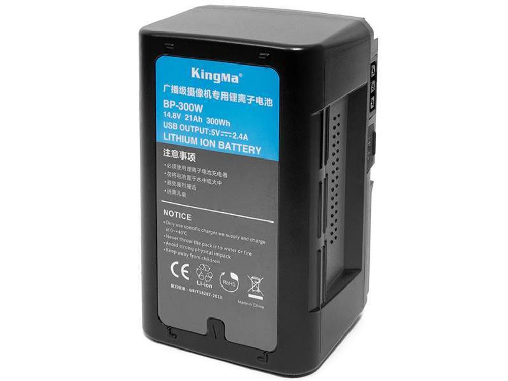 Аккумулятор KingMa BP-300W V-Mount 14.8V 300Wh 18778