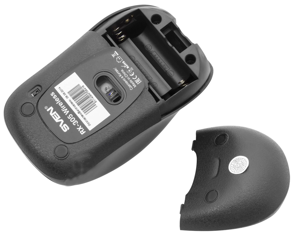 Беспроводная мышь Sven RX-305 Black (SV-03200305W)