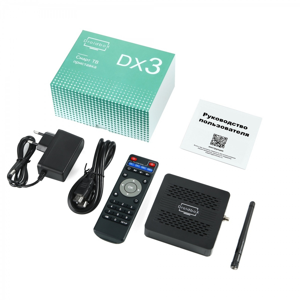 Смарт-приставка Droidbox DX3 4/32Gb на Android TV 11 (на базе TOX3)
