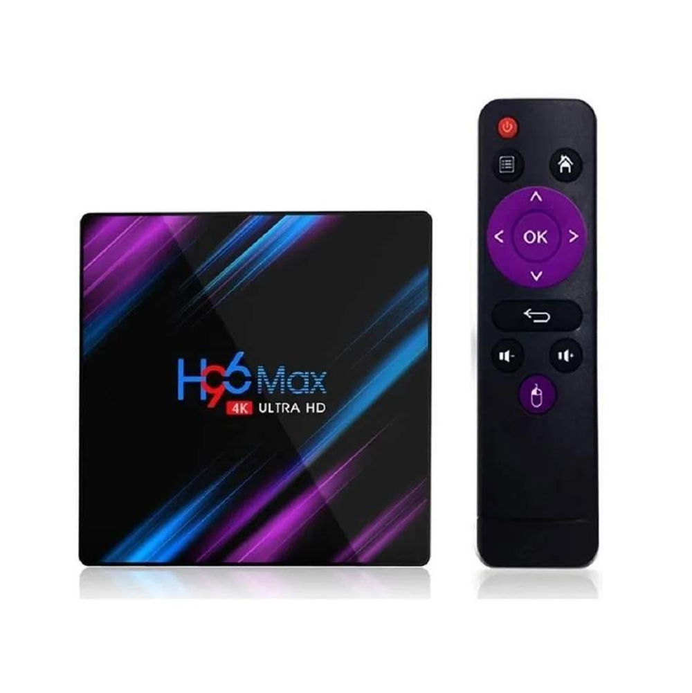 Смарт ТВ приставка DGMedia H96 Max, Андроид медиаплеер 4/32 Gb, RK3318