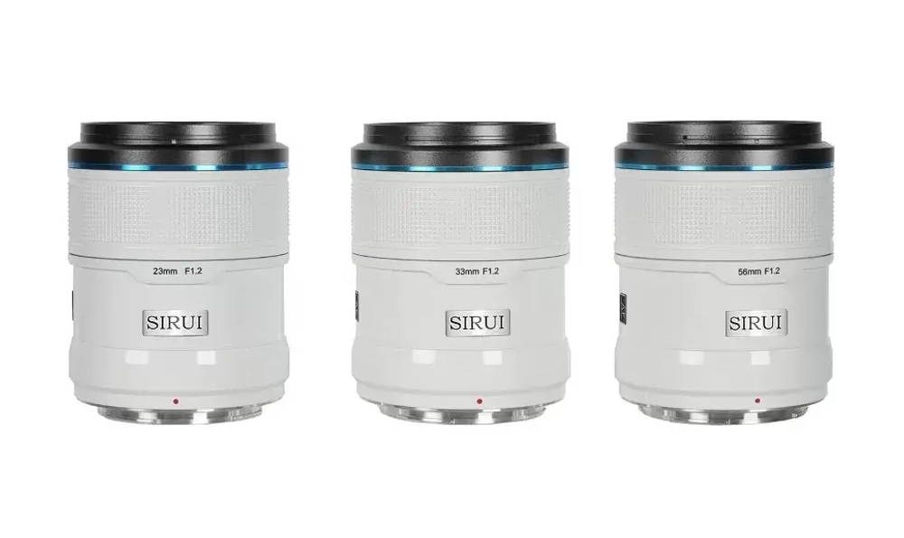 Комплект объективов Sirui Sniper 23/33/56mm F1.2 E-Mount White