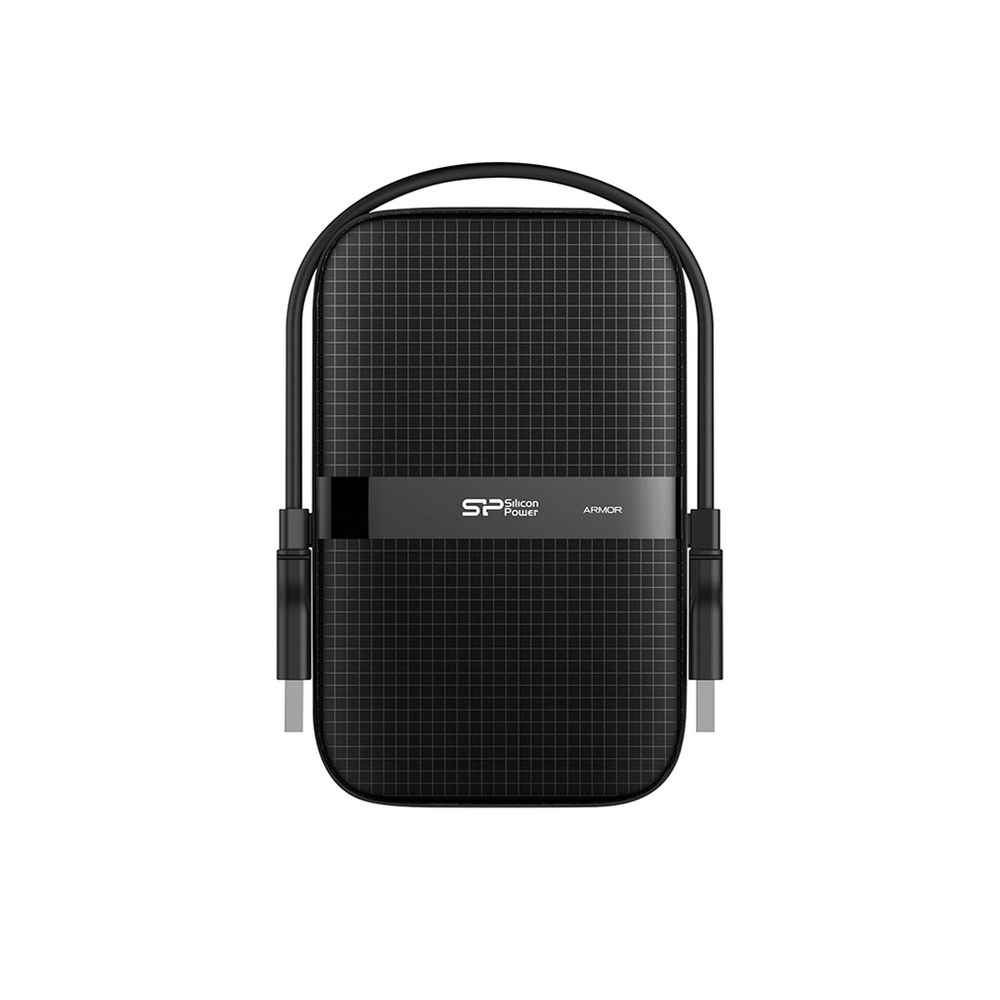 Диск HDD Silicon Power Armor A60, 2TB, 2.5", USB 3.2, чёрный