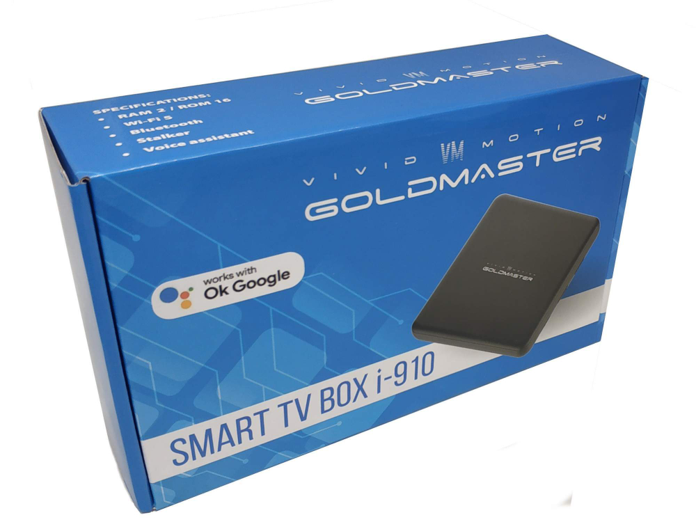 GoldMaster GM I-910 2/16GB - Смарт-приставка Android 10 TV