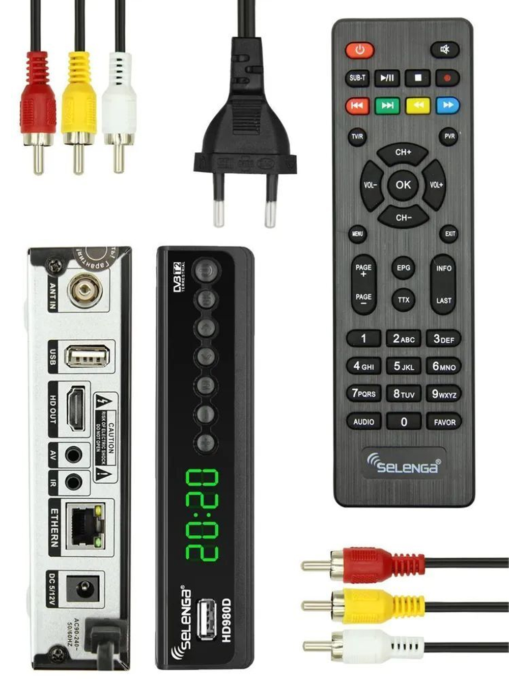 DVB-T2 приставка Selenga HD980D