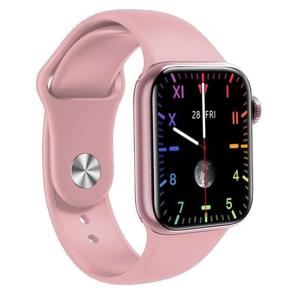 Смарт-часы Smart Watch M16 Plus экран 1,75 дюйма,Водонепроницаемые (Розовые)