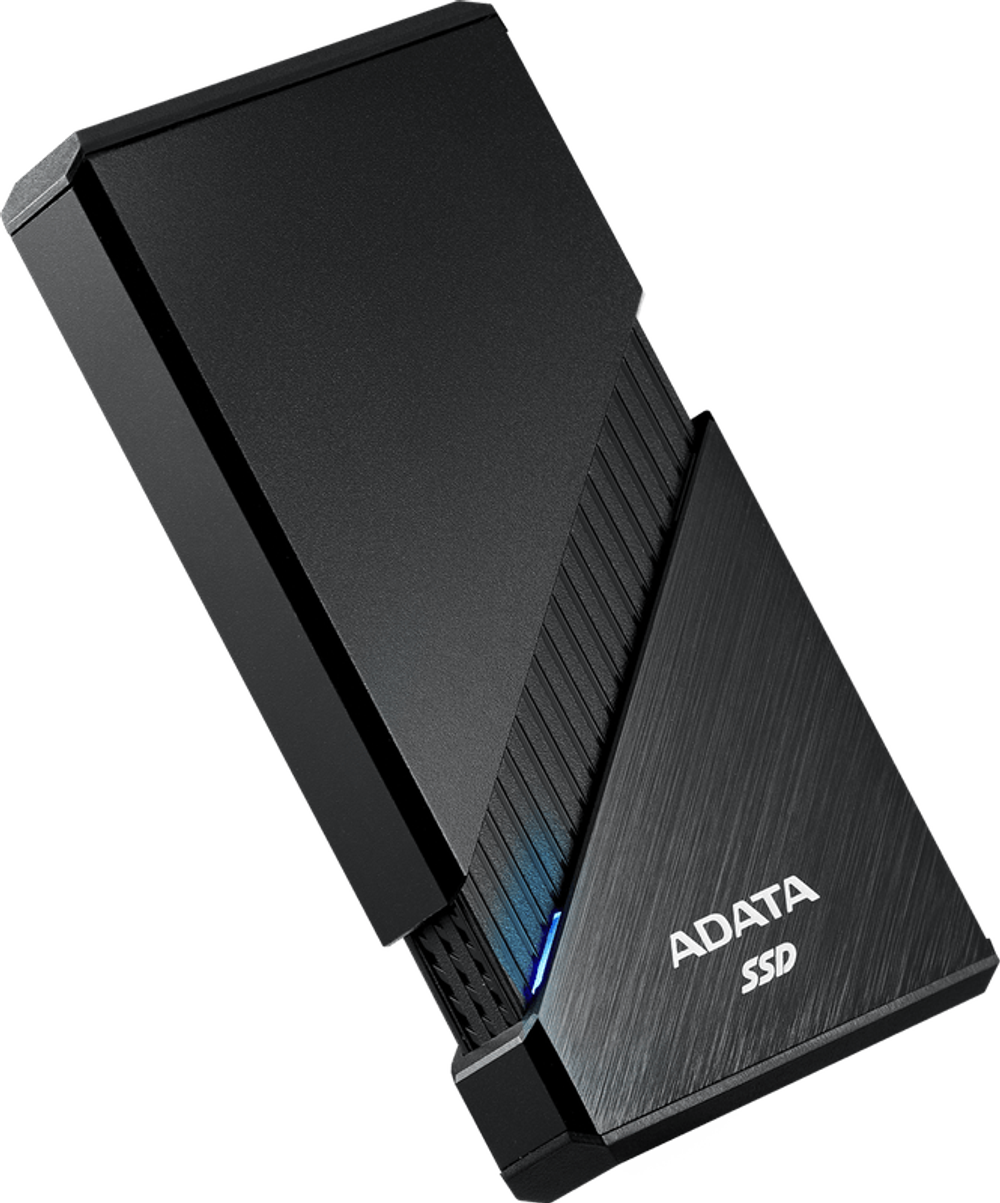 Диск SSD Adata внешний, 2 Тб, USB-C, SE920-2TCBK, Black
